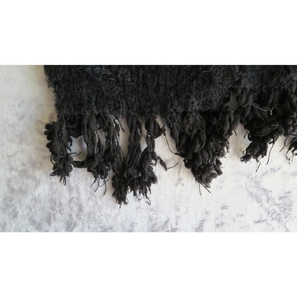 Roommates Women's Striped Nubby Fuzzy Knit Tassel Hem Cardigan Sweater. Size L‎ - Picture 2 of 8